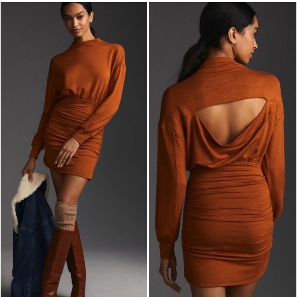 Daily Practice Ruched Cozy Dress